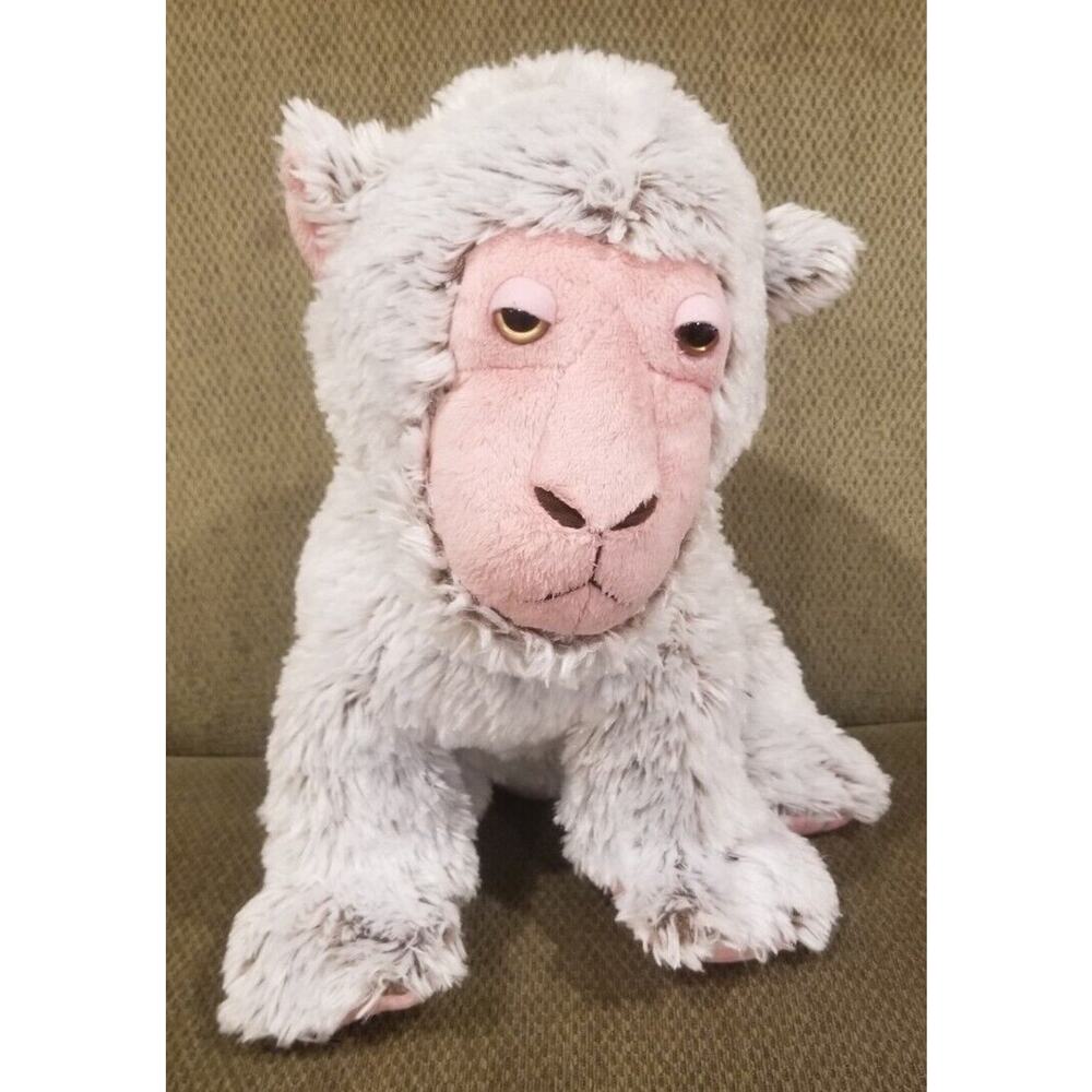 Rare HTF Unipak 2014 Gray Baboon Stuffed Animal Plush Toy See Description